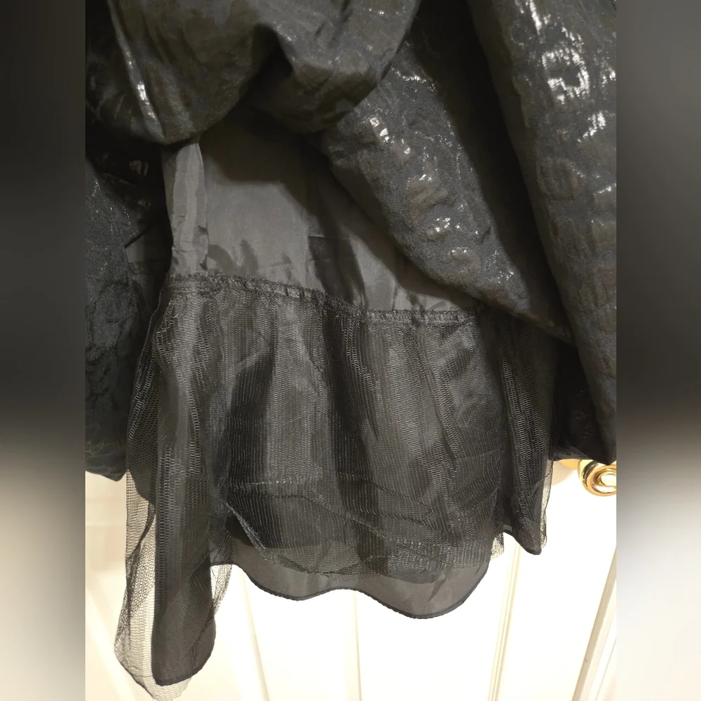 SL Fashions Black Fit And Flare Party Dress Size 8
